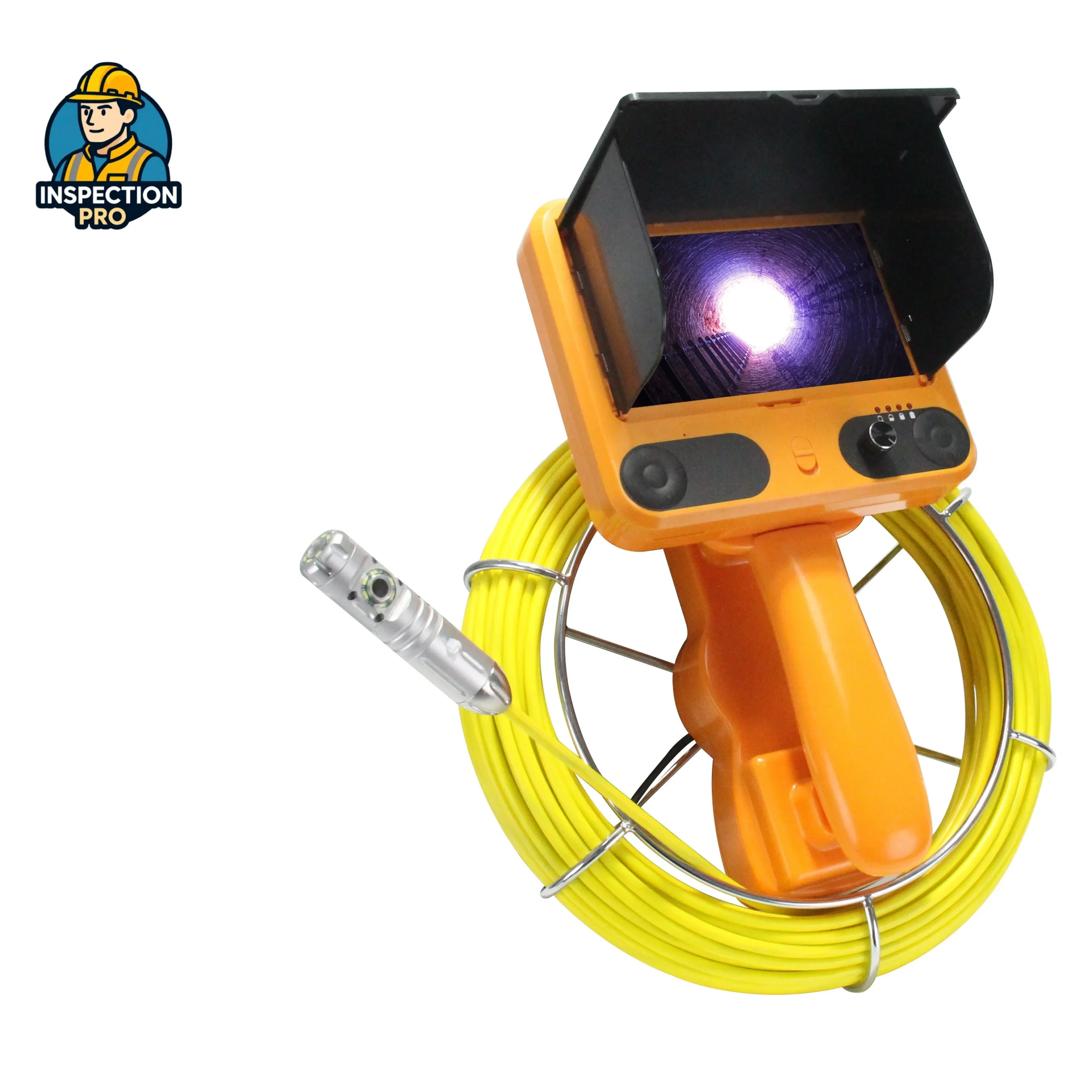 pan and tilt sewer camera | 7 inch dual lens drain camera pan and tilt sewer camera | 7 inch dual lens drain camera