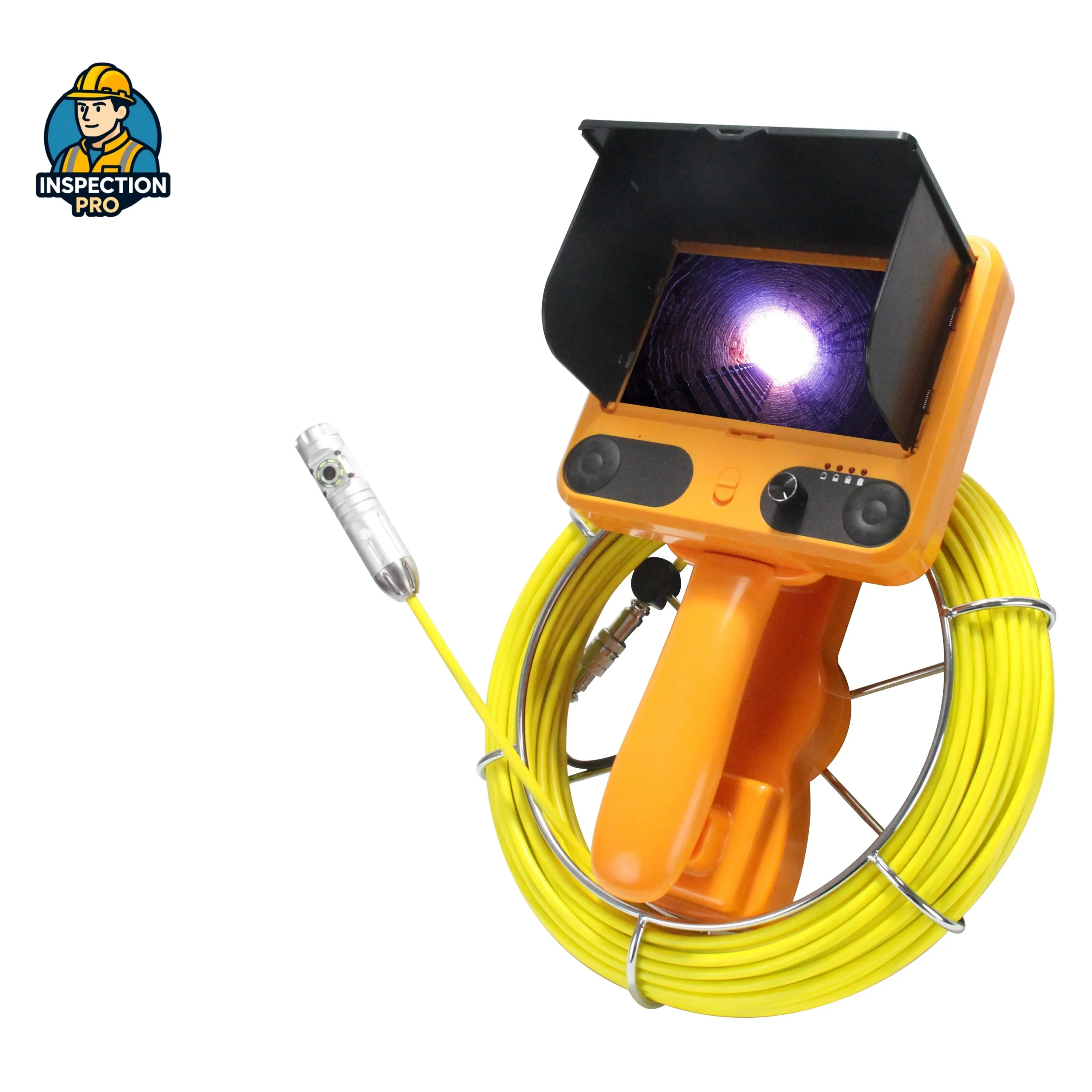 pan and tilt sewer camera | 7 inch dual lens drain camera pan and tilt sewer camera | 7 inch dual lens drain camera