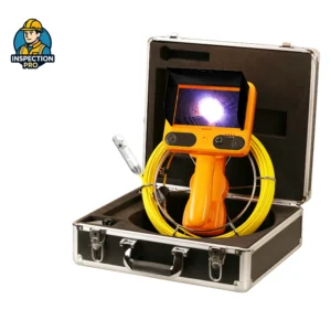 pan and tilt sewer camera | 7 inch dual lens drain camera